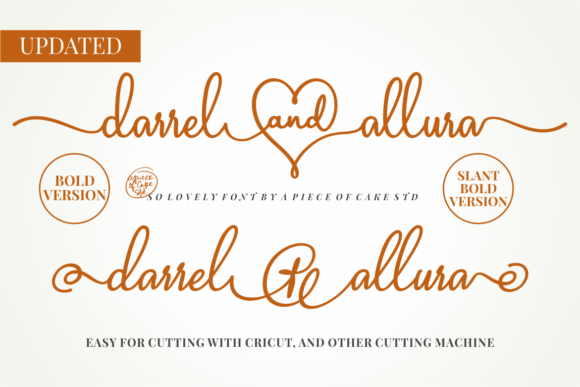 Darrel Allura Bold: A Magical Script Font