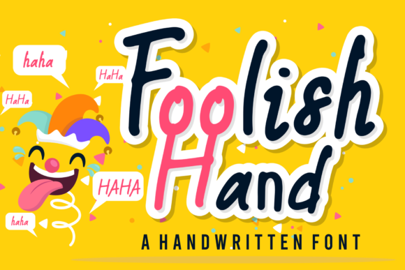 Foolish Hand Font: Whimsical & Witty