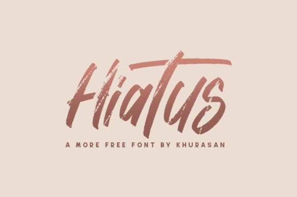 Hiatus: A Cool Handwritten Font for Creative Projects