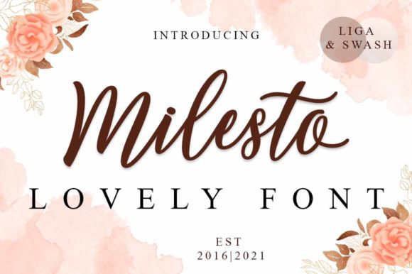 Milesto Script: A Delightful Typeface