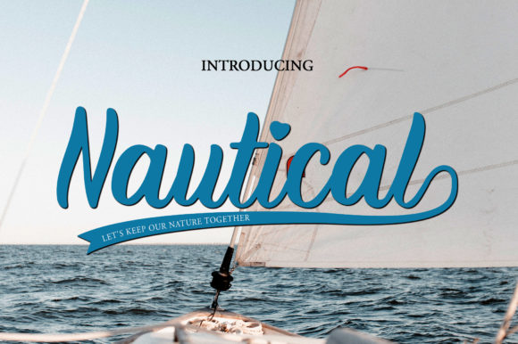 Nautical Font: Elegant Script for Web Design