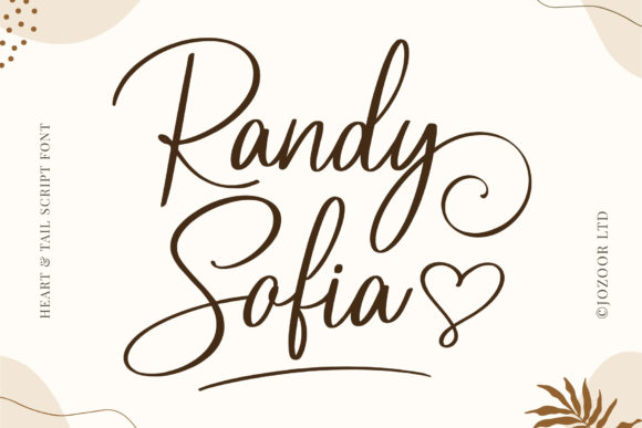Randy Sofia: A Romantic Typeface for Elegant Design