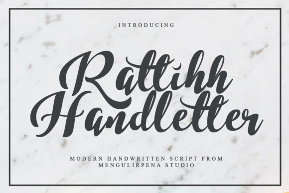 Rattihh Script: A Font for Elegant Design