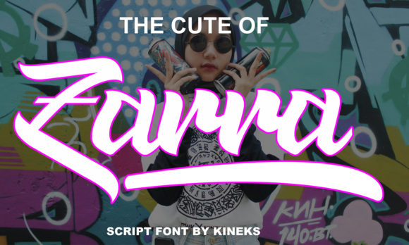 Zarra Script: A Stylish Font for Digital Marketing
